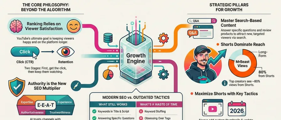 YouTube Algorithm 2026: The E-A-T Framework Guide for Sustainable Creator Growth
